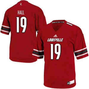 Mens Cardinals #19 Hassan Hall Red Stitch Jerseys 583077-995