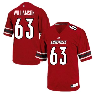 Mens Cardinals #63 Zach Williamson Red Alumni Jerseys 481912-997