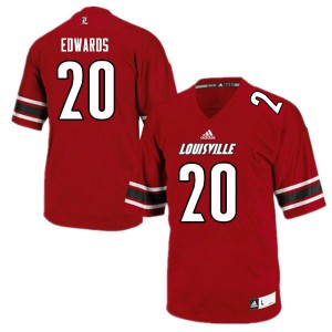 Men Cardinals #20 Derrick Edwards Red Official Jersey 638093-873