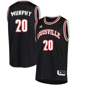 Mens Louisville #20 Allen Murphy Black University Jerseys 603783-733
