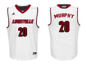 Men Cardinals #20 Allen Murphy White University Jerseys 565782-655