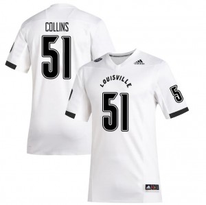 Men Louisville Cardinals #51 Austin Collins White Player Jerseys 860698-779