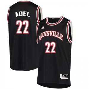 Mens University of Louisville #22 Deng Adel Black Official Jersey 111385-887