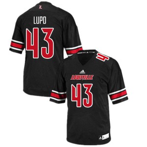 Mens Cardinals #43 Logan Lupo Black Official Jerseys 793903-593