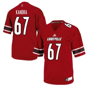 Men Cardinals #67 Luke Kandra Red Stitch Jerseys 964489-162