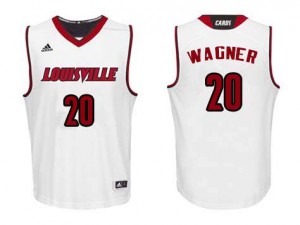 Men's Louisville Cardinals #20 Milt Wagner White University Jerseys 568949-275