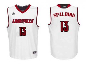 Mens Cardinals #13 Ray Spalding White College Jersey 755174-607