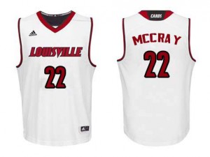 Mens Louisville #22 Rodney McCray White High School Jersey 731444-281