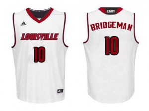Men Cardinals #10 Ulysses Bridgeman White University Jersey 715283-374