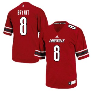 Women's Louisville Cardinals #8 Henry Bryant White College Jerseys 533159-182