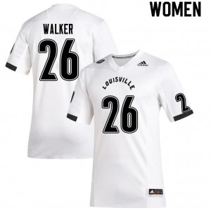 Women University of Louisville #26 Kani Walker White Alumni Jerseys 400937-381