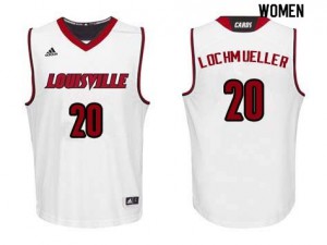 Womens Cardinals #20 Bob Lochmueller White Basketball Jersey 992181-567