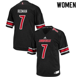 Women Cardinals #7 Chris Redman Black High School Jersey 265506-518