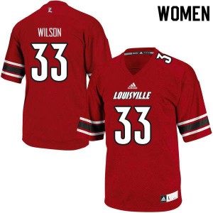 Women's Cardinals #33 Colin Wilson Red Stitched Jersey 882158-999