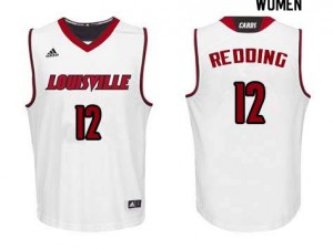 Womens Louisville Cardinals #12 Jacob Redding White Alumni Jersey 494800-373