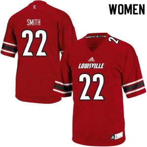 Womens Cardinals #22 Jovel Smith Red College Jerseys 720786-882