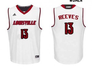 Womens Louisville #13 Kenny Reeves White Basketball Jersey 920534-556