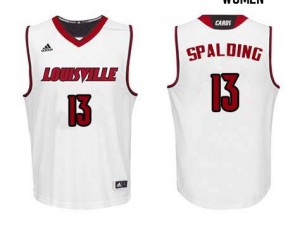 Womens Louisville Cardinals #13 Ray Spalding White Official Jersey 756592-979
