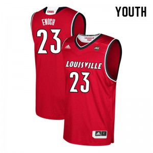 Youth Cardinals #23 Steven Enoch Red NCAA Jersey 720596-147