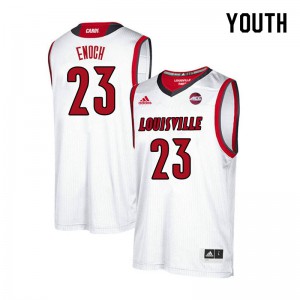 Youth Louisville Cardinals #23 Steven Enoch White NCAA Jersey 787602-879