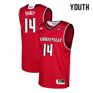 Youth Cardinals #14 Will Rainey Red University Jerseys 437466-157