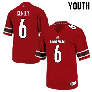 Youth Cardinals #6 Evan Conley Red Player Jerseys 745837-476