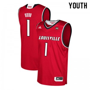 Youth University of Louisville #1 Keith Oddo Red NCAA Jerseys 132053-844