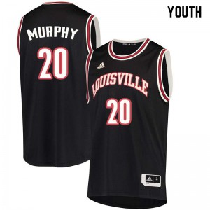 Youth Cardinals #20 Allen Murphy Black Alumni Jersey 383007-604