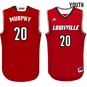 Youth Louisville #20 Allen Murphy Red Alumni Jerseys 735461-893