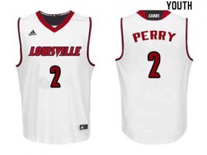 Youth Cardinals #2 Darius Perry White High School Jersey 808910-303