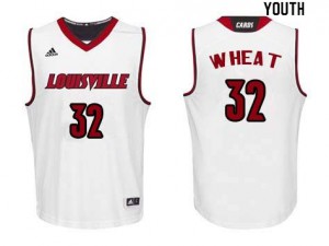 Youth Cardinals #32 DeJuan Wheat White College Jersey 526757-385