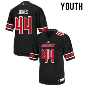 Youth University of Louisville #44 Dorian Jones Black Player Jersey 712560-397