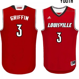 Youth Cardinals #3 Jo Griffin Red Basketball Jerseys 886608-711