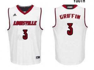Youth Cardinals #3 Jo Griffin White Player Jerseys 554129-485