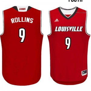 Youth Louisville Cardinals #9 Phil Rollins Red Stitch Jersey 263108-286