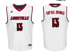 Youth Louisville Cardinals #13 Ray Spalding White University Jerseys 216953-181
